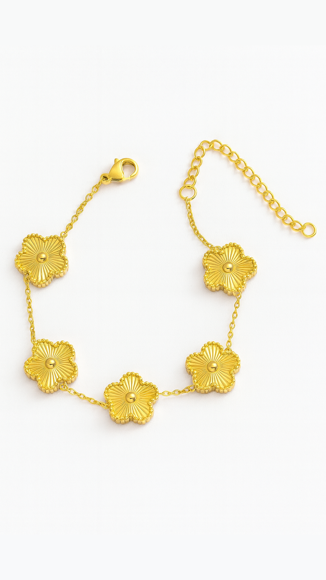 Floral Charm Bracelet