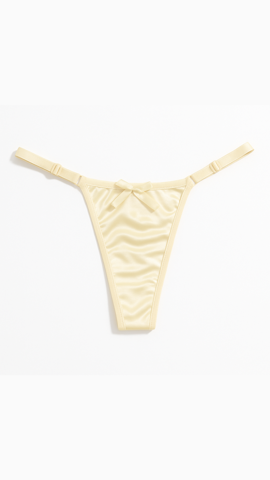 Satin Bow Thong - 4 Pack