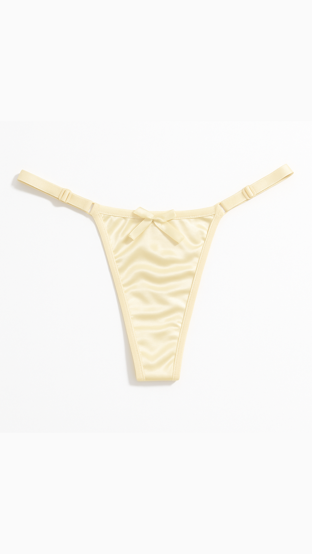 Satin Bow Thong - 4 Pack