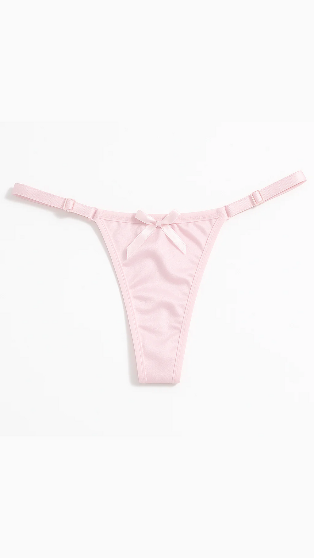 Satin Bow Thong - 4 Pack