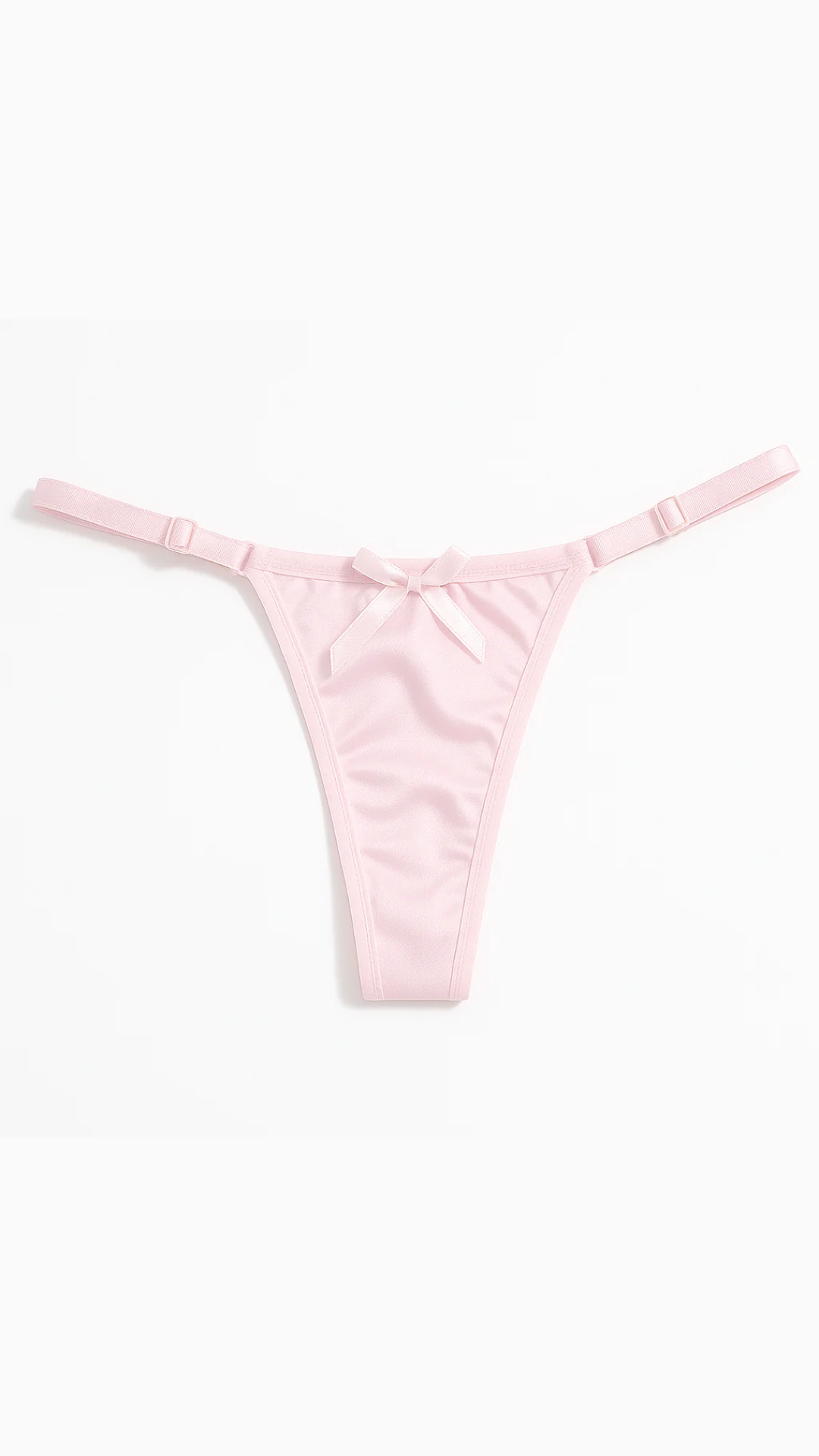 Satin Bow Thong - 4 Pack